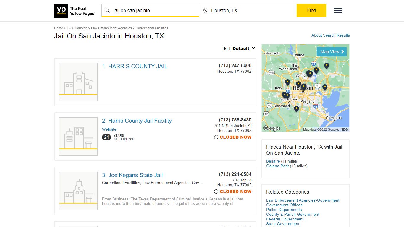 Best 27 Jail On San Jacinto in Houston, TX with Reviews - YP.com